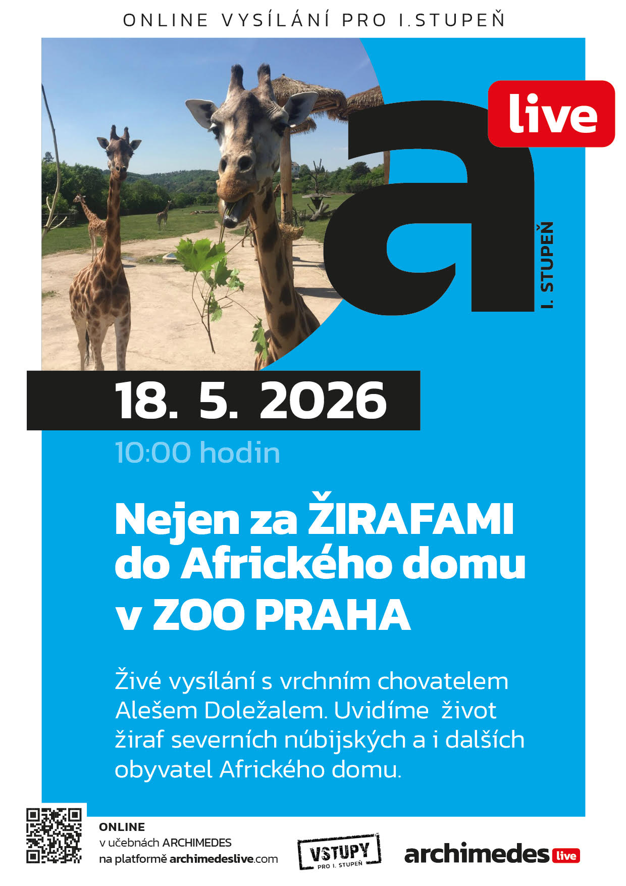 ZOO Praha: žirafy