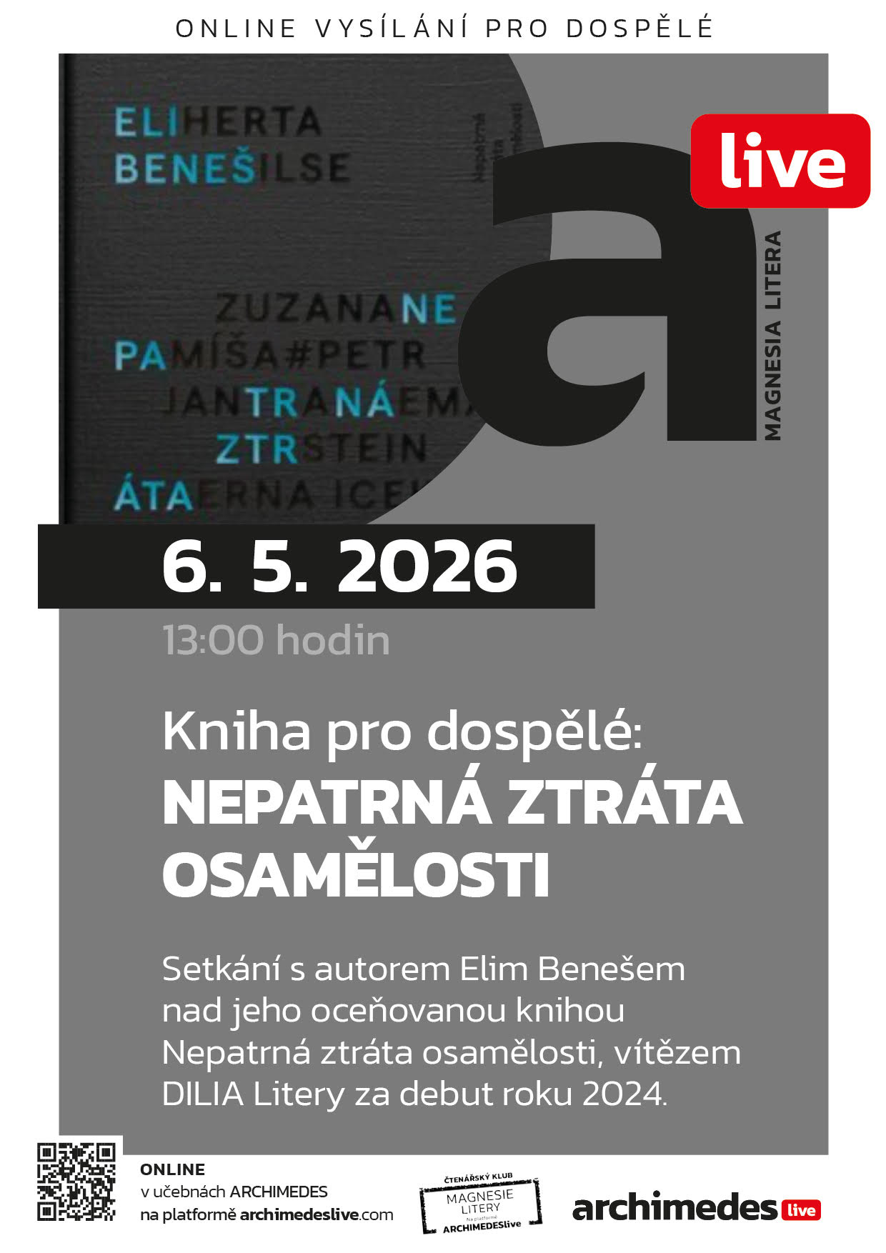 Čtenářský klub pro dospělé: Eli Beneš