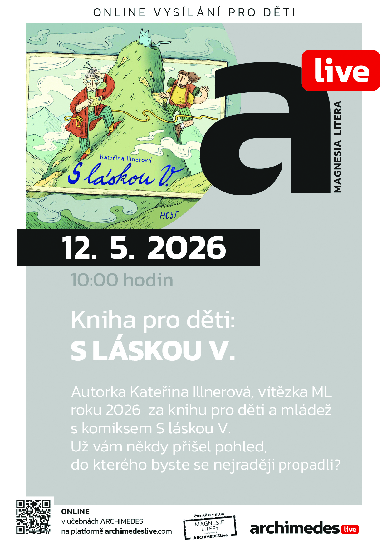Čtenářský klub pro děti: Kateřina Illnerová-komiks S láskou V.